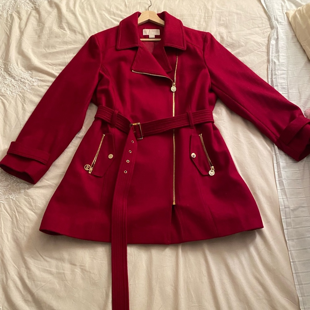 Red Peacoat